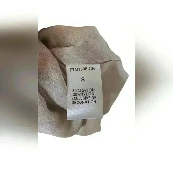 THML Retro Print Wrap Ruffle Sleeve Dress - Picture 9 of 10